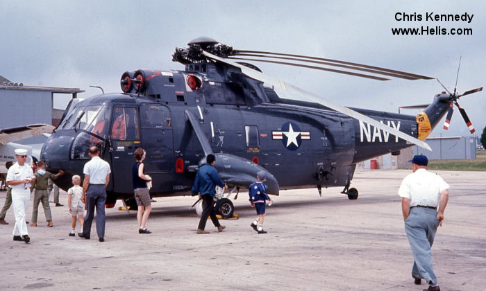 Helicopter Sikorsky SH-3D Sea King Serial 61-348 Register N-3017 152693 used by Força Aeronaval da Marinha do Brasil (Brazilian Navy) ,US Navy USN. Aircraft history and location
