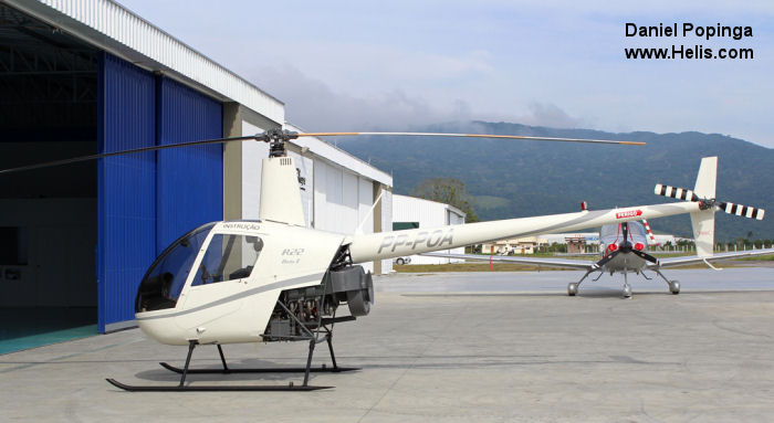 Helicopter Robinson R22 Beta II Serial 4540 Register PP-POA N45236. Built 2011. Aircraft history and location