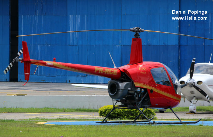 Helicopter Robinson R22 Beta II Serial 3173 Register PR-RCE N412RA. Built 2001. Aircraft history and location