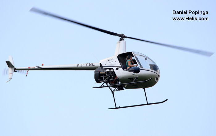 Helicopter Robinson R22 Beta II Serial 2839 Register PT-YNE. Aircraft history and location