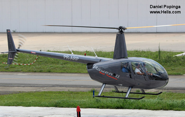 Helicopter Robinson R44 Raven II Serial 10983 Register PR-ARP. Aircraft history and location