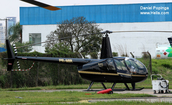 Helicopter Robinson R44 Raven II Serial 13149 Register PR-MIR N44828. Aircraft history and location