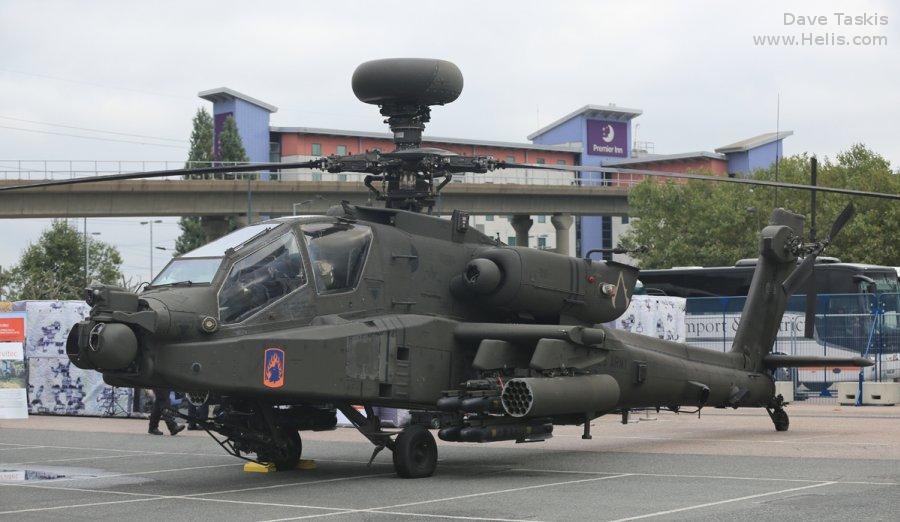 Helicopter Boeing AH-64D Apache Serial DUS043 Register 07-07043 used by US Army Aviation Army. Aircraft history and location