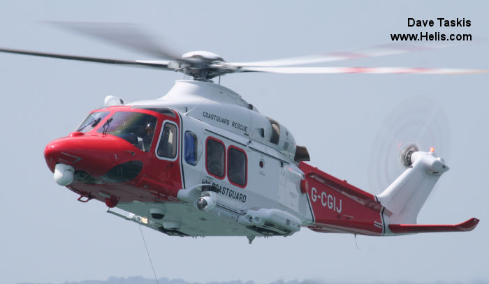 Photos of AW139 in Her Majesty’s Coastguard helicopter service.