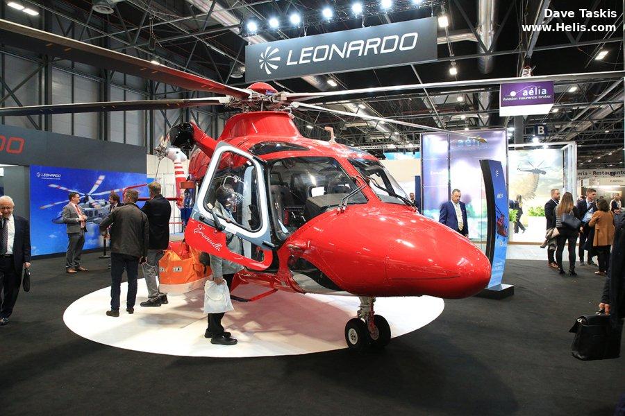 Helicopter AgustaWestland AW169 Serial 69152 Register G-UNIB used by Uni-Fly A/S. Built 2022. Aircraft history and location