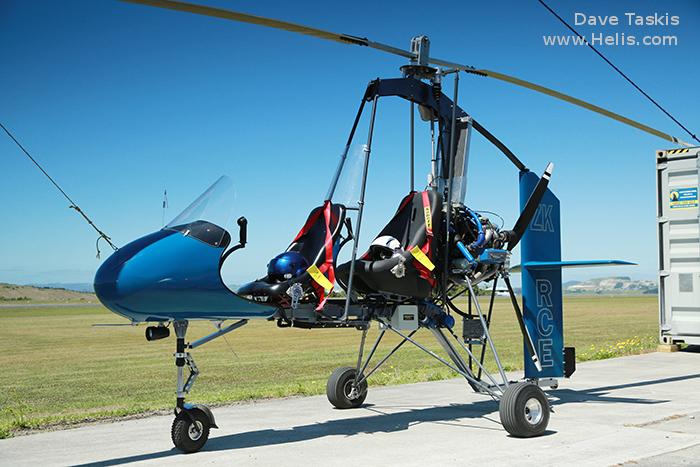 Helicopter Rotor Flight Dynamics Dominator Tandem Serial 010 Register ZK-RCE. Aircraft history and location