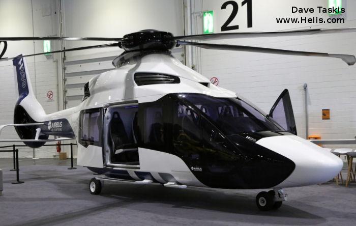Helicopter Airbus H160 Serial mockup Register mockup used by Airbus Helicopters France. Aircraft history and location