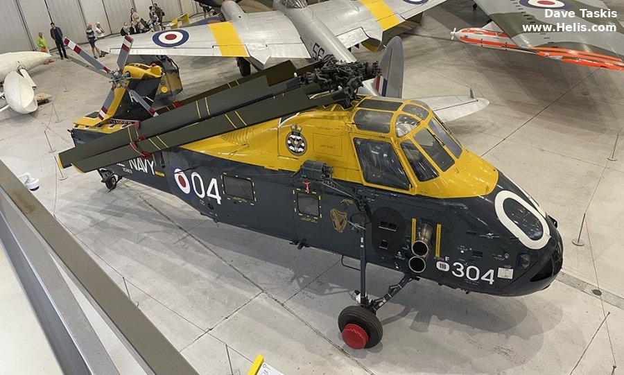Helicopter Westland Wessex HAS.1 Serial wa243 Register XS863 used by Fleet Air Arm RN (Royal Navy). Built 1965. Aircraft history and location