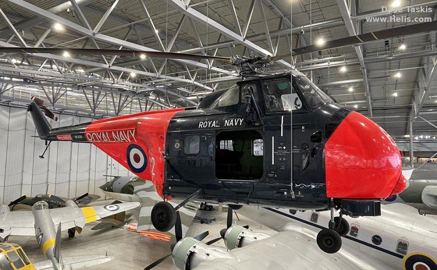 Helicopter Westland Whirlwind HAS.7 Serial wa163 Register XK936 used by Fleet Air Arm RN (Royal Navy). Built 1957. Aircraft history and location