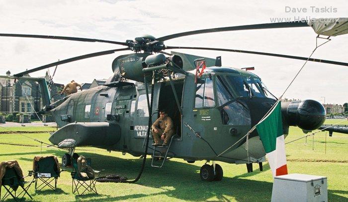 Helicopter Agusta AS-61R Serial 6202 Register MM80975 used by Aeronautica Militare Italiana AMI (Italian Air Force). Aircraft history and location