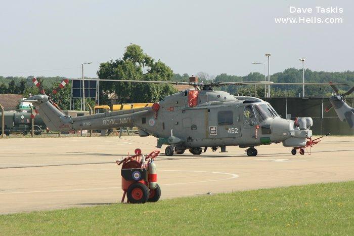 Helicopter Westland Lynx HAS3S Serial 339 Register ZF562 used by Hayward and Green Defence Ltd ,Fleet Air Arm RN (Royal Navy). Built 1988. Aircraft history and location
