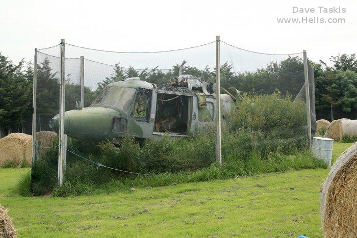 Helicopter Westland Lynx AH1 Serial 285 Register ZD276 used by Mayhem Paintball ,Everett Aero ,Army Air Corps AAC (British Army). Built 1983. Aircraft history and location