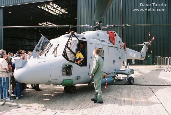 Helicopter Westland Lynx HAS3 Serial 251 Register ZD251 used by Fleet Air Arm RN (Royal Navy). Built 1982. Aircraft history and location