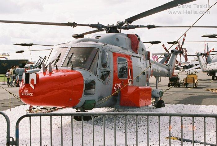 Helicopter Westland Lynx  HAS2 Serial 070 Register XZ246 used by Aeroventure Museum ,Fleet Air Arm RN (Royal Navy). Built 1978 Converted to Lynx HAS3ICE. Aircraft history and location