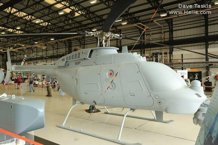 Helicopter Northrop-Grumman MQ-8C Fire Scout Serial 03 Register 168808 used by US Navy USN. Aircraft history and location