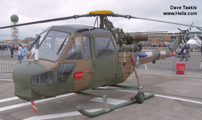 Helicopter Saunders Roe Saro P.531 Serial s2/5311 Register ZK-HJG G-APVL XP166 used by Army Air Corps AAC (British Army) ,Westland. Built 1959. Aircraft history and location