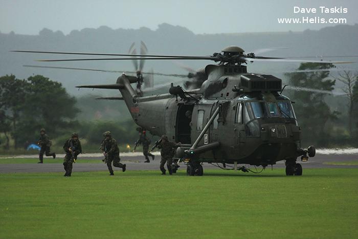 Helicopter Westland Sea King HC.4 Serial wa 906 Register ZA292 used by Vector Aerospace ,Fleet Air Arm RN (Royal Navy). Built 1979. Aircraft history and location