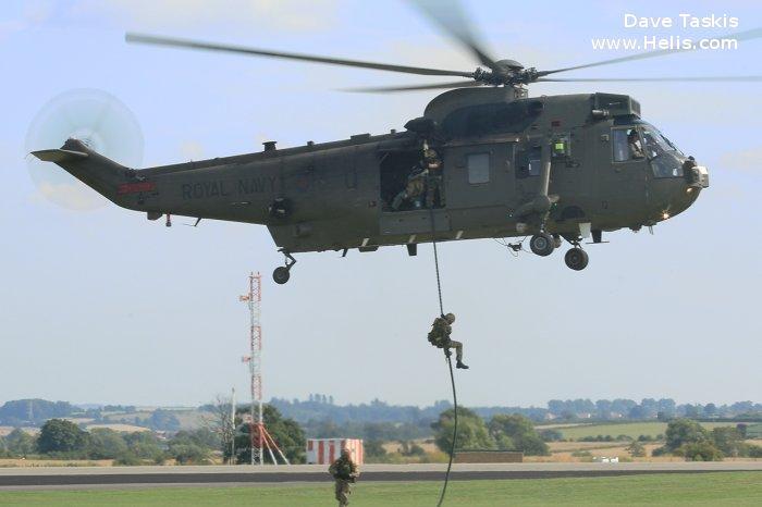 Helicopter Westland Sea King HC.4 Serial wa 910 Register ZA296 used by Pakistan Navy ,Vector Aerospace ,Fleet Air Arm RN (Royal Navy). Built 1980. Aircraft history and location