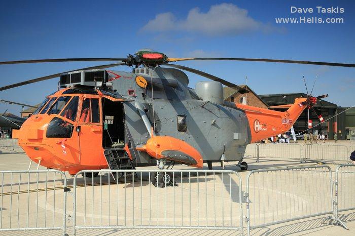 Helicopter Westland Sea King HAS.1 Serial wa 654 Register XV666 used by Developing Assets (UK) Ltd ,Fleet Air Arm RN (Royal Navy). Built 1970. Aircraft history and location