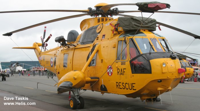 Helicopter Westland Sea King HAR.3 Serial wa 863 Register G-SKNG XZ597 used by Royal Air Force RAF. Built 1978. Aircraft history and location