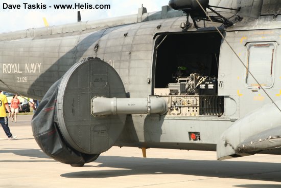 Helicopter Westland Sea King HAS.5 Serial wa 887 Register ZA126 used by Fleet Air Arm RN (Royal Navy). Built 1980. Aircraft history and location