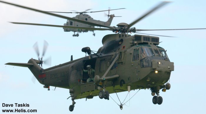 Helicopter Westland Sea King HC.4 Serial wa 918 Register G-CMDO ZA314 used by Fleet Air Arm RN (Royal Navy). Aircraft history and location