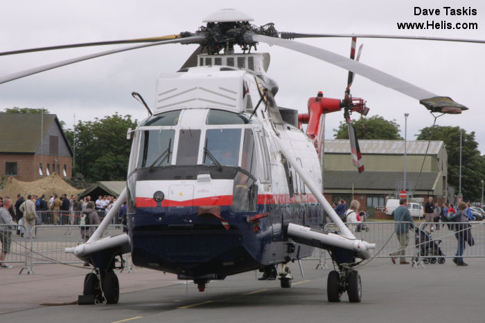 Helicopter Westland Sea King HC.4 Serial wa 927 Register ZB506 used by QinetiQ ,Ministry of Defence (MoD) DRA. Aircraft history and location