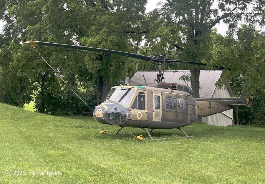 Helicopter Bell UH-1D Iroquois Serial 9017 Register N823LW 66-16823 used by US Army Aviation Army. Aircraft history and location