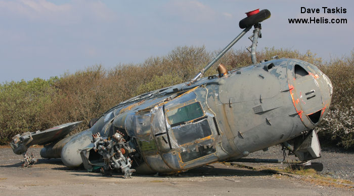 Helicopter Westland Wessex HAS.1 Serial wa 70 Register XP137 used by Fleet Air Arm RN (Royal Navy). Built 1962. Aircraft history and location