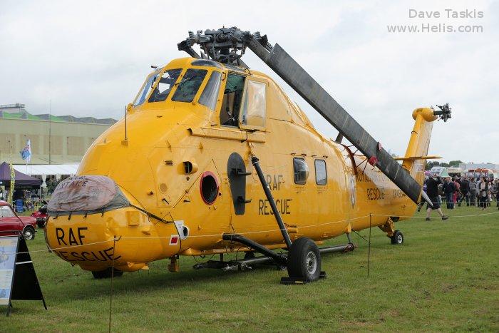 Helicopter Westland Wessex HC.2 Serial wa123 Register XR498 used by Royal Air Force RAF. Built 1963. Aircraft history and location