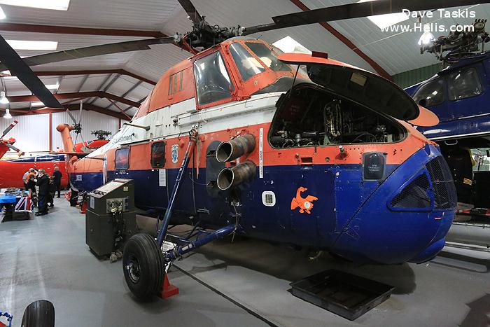 Helicopter Westland Wessex HAS.1 Serial wa 11 Register XM330 used by Ministry of Defence (MoD) DRA ,Aeroplane & Armaments Experimental Establishment (A&AEE) ,RAE. Built 1959. Aircraft history and location