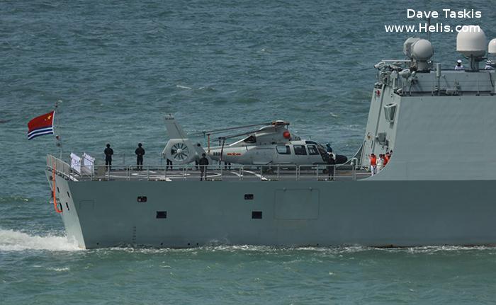 Helicopter Harbin Z-9 Serial Z9-0590 Register 9806 used by People's Liberation Army Navy (中國人民解放軍海軍). Aircraft history and location