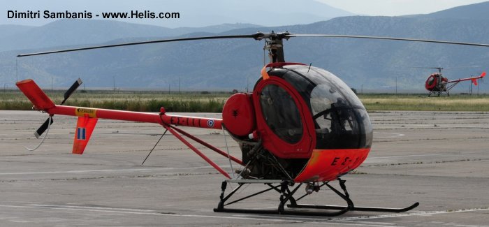 Helicopter Breda Nardi NH300C Serial 27 Register ES111 used by Elliniki Aeroporia Stratou HAA (Hellenic Army Aviation). Aircraft history and location