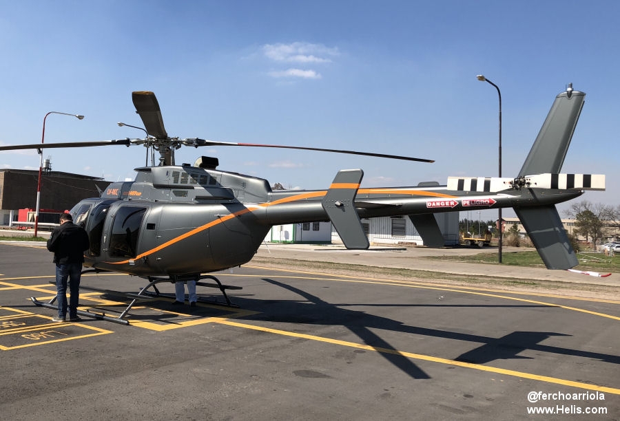 Helicopter Bell 407GXP Serial 54730 Register LV-IKC N829EB used by Bell Helicopter. Built 2017. Aircraft history and location