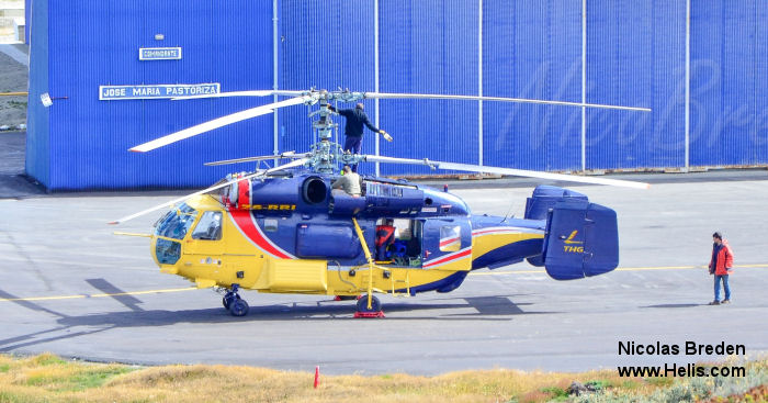 Helicopter Kamov Ka-32T Helix-C Serial 78610 Register ZS-RRI LZ-MSW CCCP-31068 used by Titan Helicopter Group THG ,Аэрофлот (Aeroflot). Aircraft history and location
