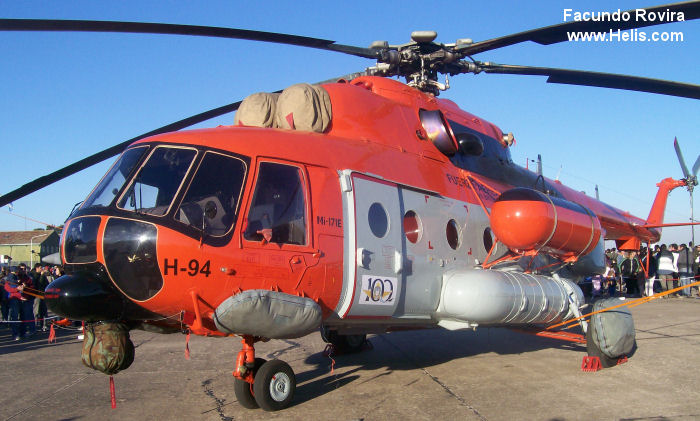 Photos of Mi-171E in Argentine Air Force helicopter service.