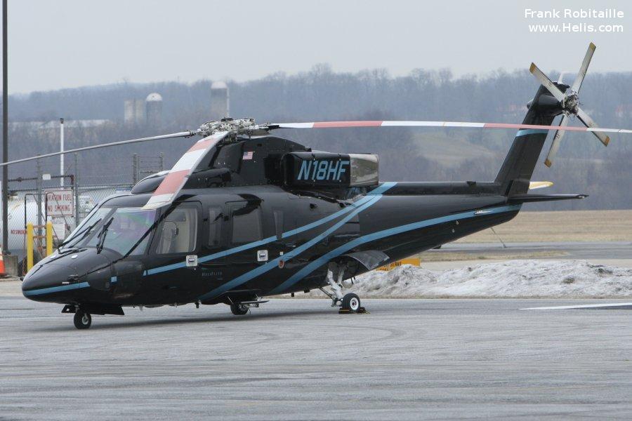 Helicopter Sikorsky S-76B Serial 760441 Register N18HF N3628 N362G used by HeliFlite. Built 1996. Aircraft history and location