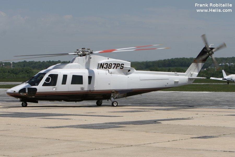 Helicopter Sikorsky S-76C Serial 760473 Register N711DS N387PS N307PS N375PK used by Sikorsky Helicopters. Built 1997. Aircraft history and location