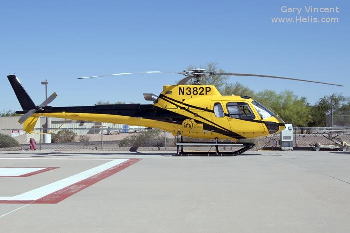 Helicopter Airbus H125 Serial 7920 Register N382P N213AH used by Air Evac (Air Evac Arizona) ,PHI Air Medical ,Airbus Helicopters Inc (Airbus Helicopters USA). Built 2014. Aircraft history and location