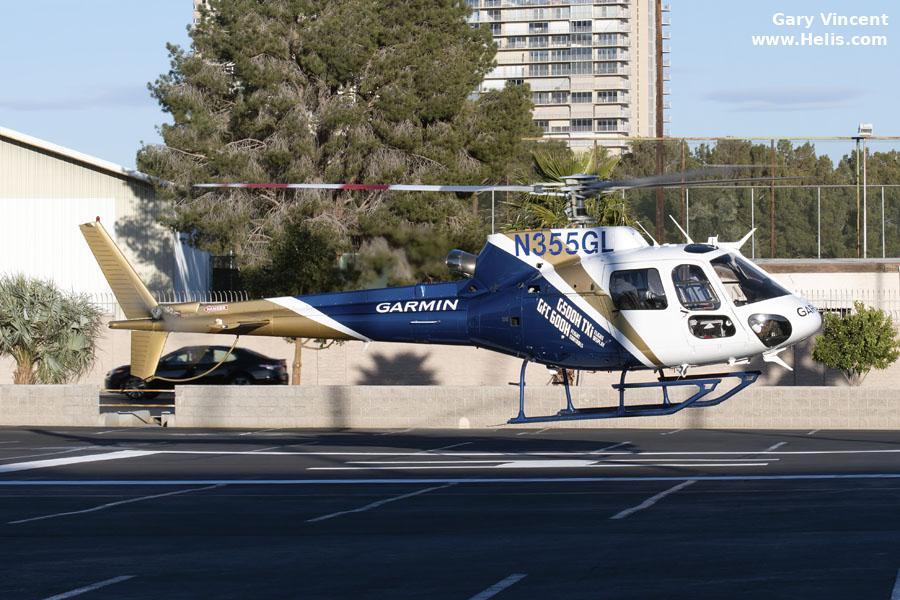 Helicopter Eurocopter AS350B2 Ecureuil Serial 2952 Register N355GL N911VA N702EC XA-KUZ C-GMAN used by Garmin ,STEC (South Texas Emergency Care) ,Metro Aviation ,Transportes Aereos Pegaso. Built 1996. Aircraft history and location