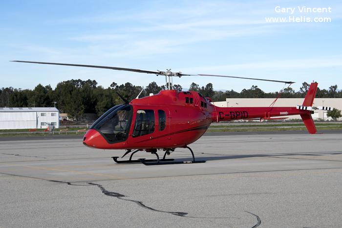 Helicopter Bell 505 Jet Ranger X Serial 65170 Register C-GPID used by Bell Helicopter Canada. Aircraft history and location