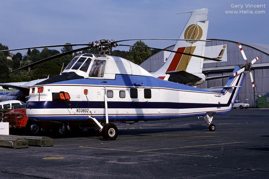 Helicopter Sikorsky H-34G.I Serial 58-727 Register N33602 80+05 used by Briles Wing and Helicopter ,Sikorsky Helicopters ,Heeresflieger (German Army Aviation). Built 1957. Aircraft history and location