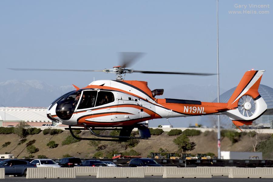 Helicopter Airbus H130 Serial 8593 Register N19NL used by Airbus Helicopters Inc (Airbus Helicopters USA). Built 2018. Aircraft history and location