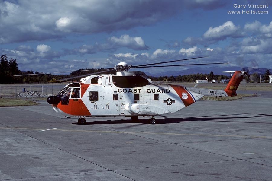 Helicopter Sikorsky HH-3F Pelican Serial 61-666 Register 1489 used by US Coast Guard USCG. Aircraft history and location