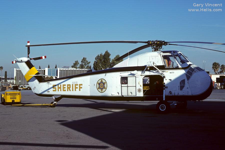 Helicopter Sikorsky HSS-1N / SH-34J Seabat Serial 58-1269 Register N87717 148011 used by State of California ,US Navy USN. Aircraft history and location