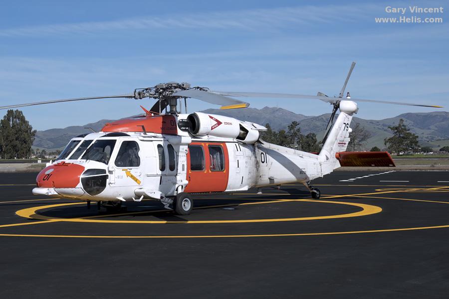 Helicopter Sikorsky MH-60S Seahawk Serial 70-2641 Register 165755 used by US Navy USN. Aircraft history and location
