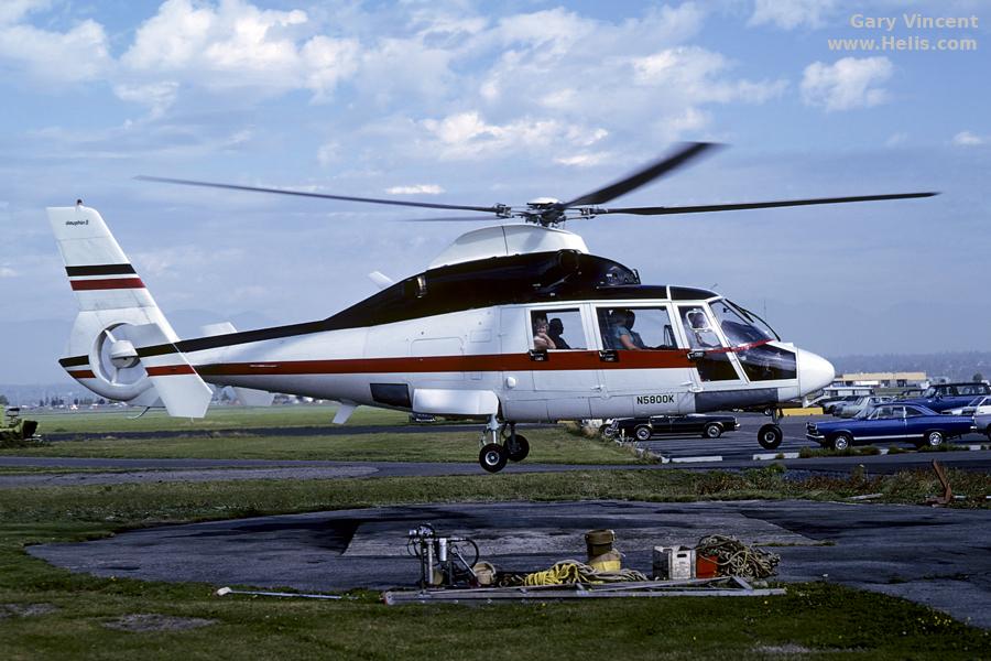 Helicopter Aerospatiale SA365N Dauphin 2 Serial 6034 Register D-HFHE CP-2375 N24AE N5800K used by Heli-Flight GmbH Johanniter Luftrettung ,Hessen (Christoph Hessen (JL)). Built 1982. Aircraft history and location