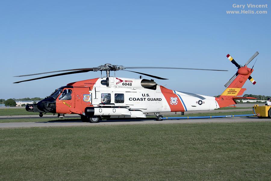 Helicopter Sikorsky SH-60F Oceanhawk Serial 70-1808 Register 6048 164619 used by US Coast Guard USCG ,US Navy USN. Aircraft history and location