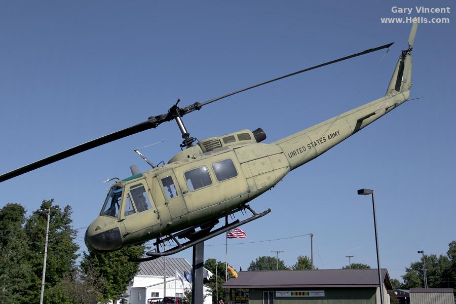Helicopter Bell UH-1H Iroquois Serial 13157 Register 71-20333 used by US Army Aviation Army. Aircraft history and location