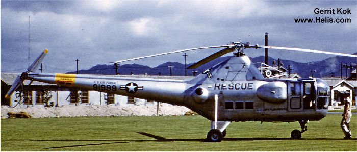 Helicopter Sikorsky S-51 / R-5 / H-5 Serial 51-183 Register 49-1999 used by US Air Force USAF. Aircraft history and location